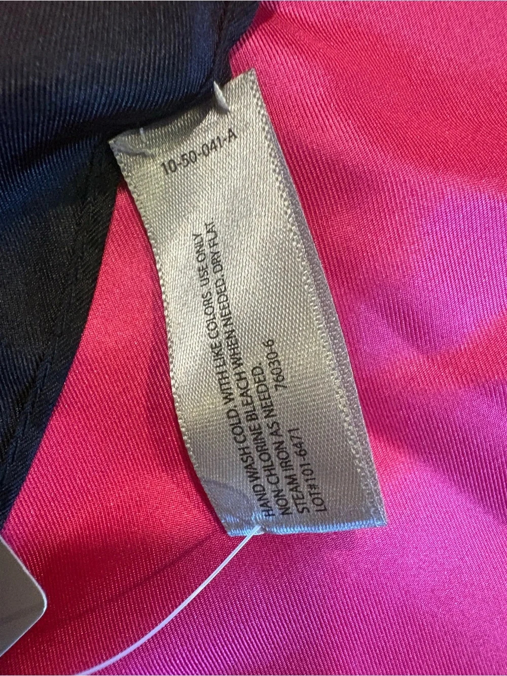 Worthington Pink, Red & Black Graphic 100% silk Long Scarf